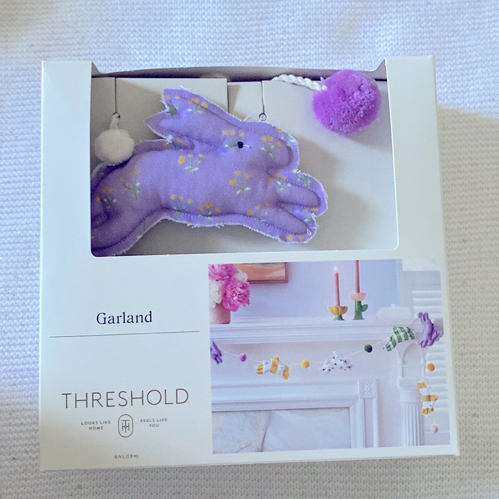 Target Threshold bunny garland